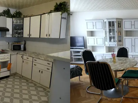 Kuchyň společná s jídelnou